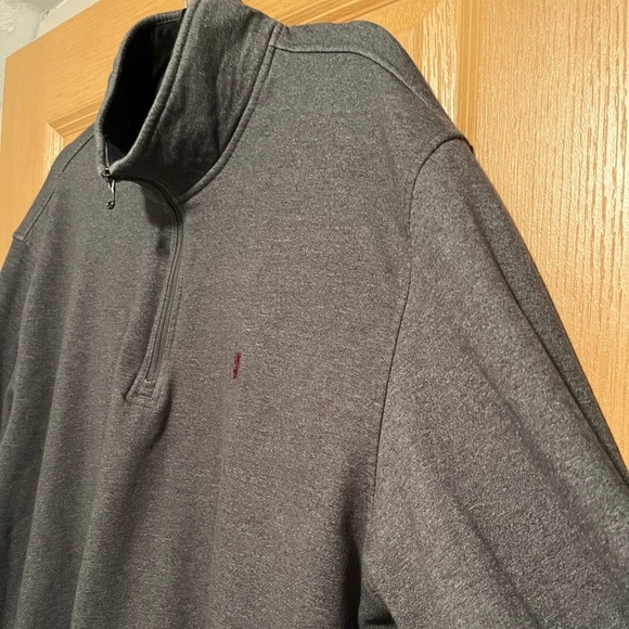 Men's IZOD Advantage SportFlex Performance Stretch Fleece Quarter-Zip Pullover - Picture 7 of 9